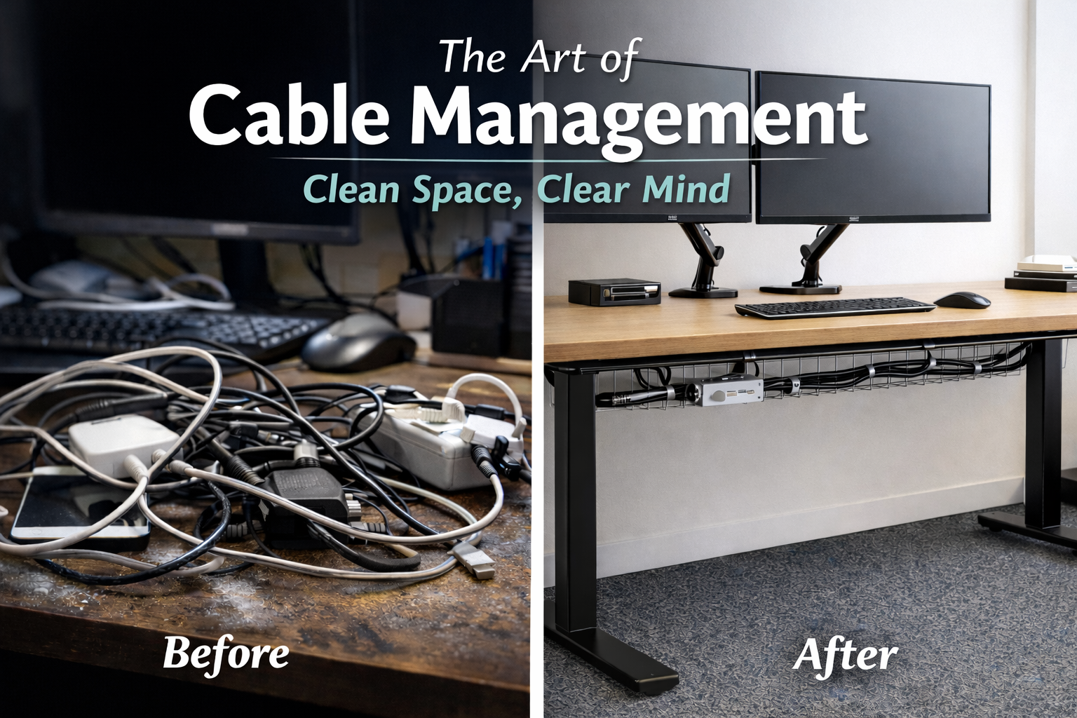 The Art of Cable Management: Clean Space, Clear Mind