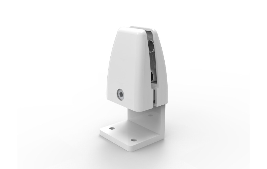 White Side Mounted Clamp PK 2