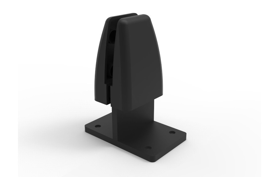 Black Back to Back Clamp PK 2